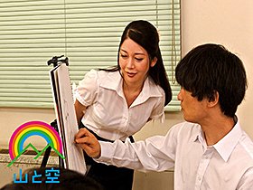 憧れの美術教師はDQN達にヌードデッサンで晒し者にされ羞恥快楽でマゾ崩壊寸前。メス堕ちする姿を正視できず助けてあげたところ… 目黒めぐみ　サンプル画像02